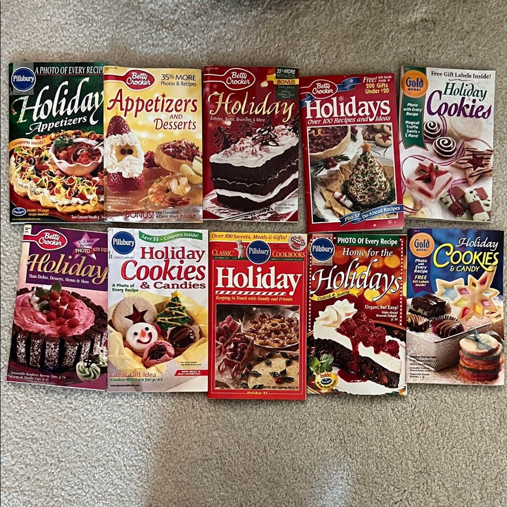 Holiday Dessert Recipe Book Collection - used VGC